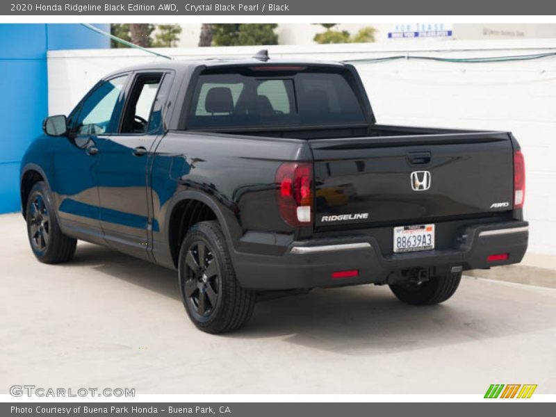 Crystal Black Pearl / Black 2020 Honda Ridgeline Black Edition AWD