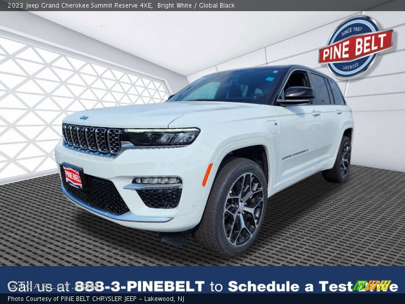 Bright White / Global Black 2023 Jeep Grand Cherokee Summit Reserve 4XE