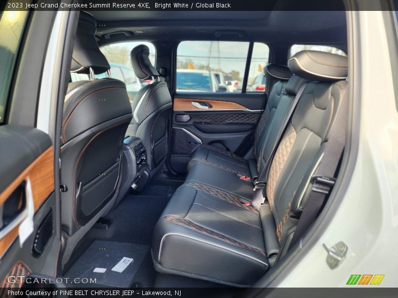 Rear Seat of 2023 Grand Cherokee Summit Reserve 4XE
