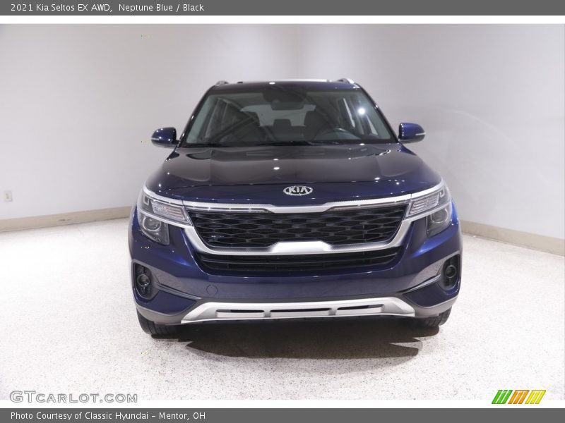 Neptune Blue / Black 2021 Kia Seltos EX AWD