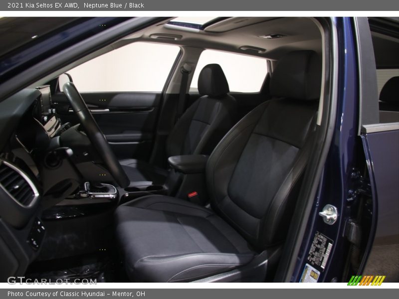 Neptune Blue / Black 2021 Kia Seltos EX AWD