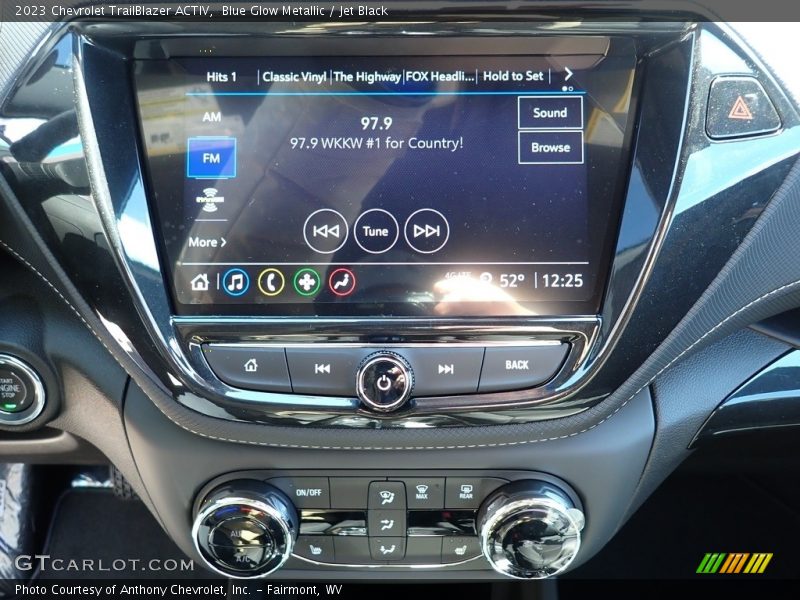 Blue Glow Metallic / Jet Black 2023 Chevrolet TrailBlazer ACTIV