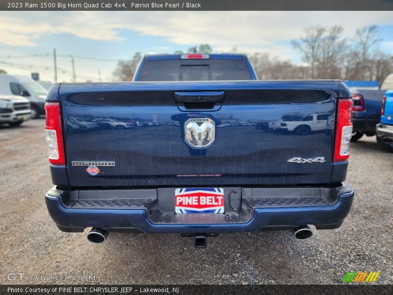 Patriot Blue Pearl / Black 2023 Ram 1500 Big Horn Quad Cab 4x4