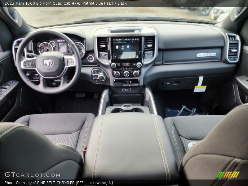 Dashboard of 2023 1500 Big Horn Quad Cab 4x4