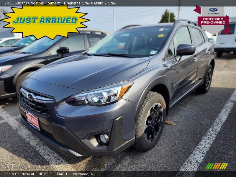 Magnetite Gray Metallic / Gray 2021 Subaru Crosstrek Premium