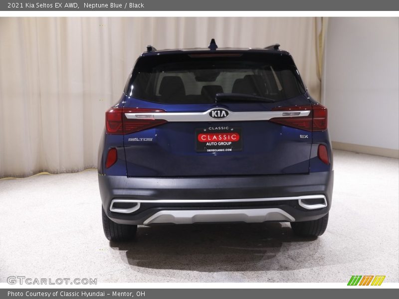 Neptune Blue / Black 2021 Kia Seltos EX AWD