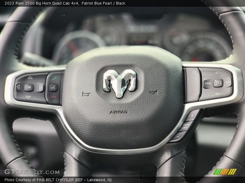  2023 1500 Big Horn Quad Cab 4x4 Steering Wheel