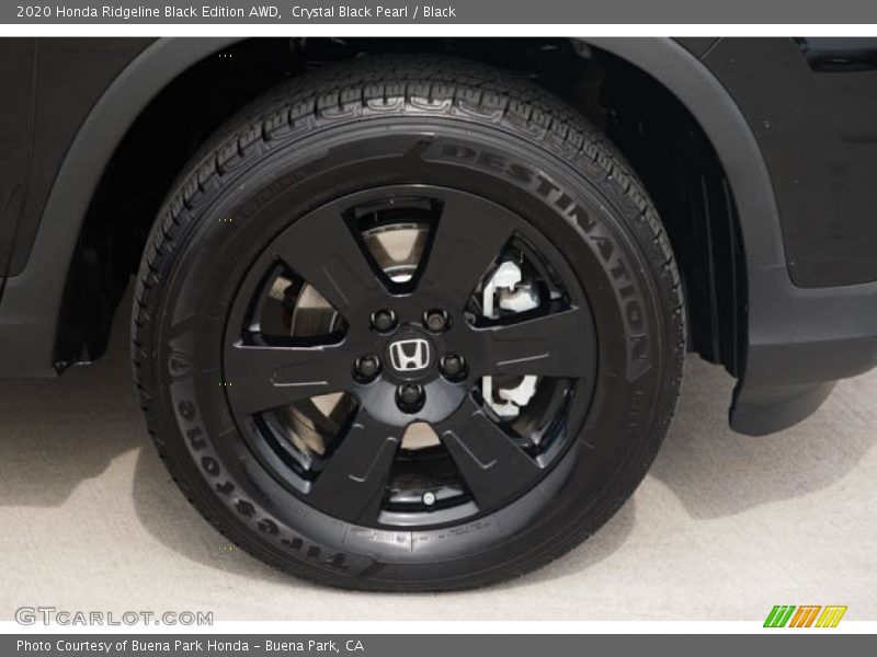 Crystal Black Pearl / Black 2020 Honda Ridgeline Black Edition AWD