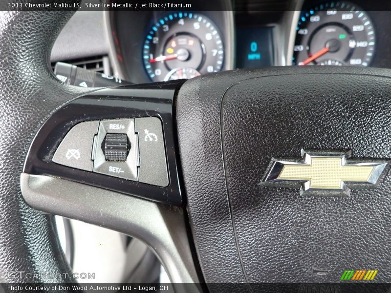 Silver Ice Metallic / Jet Black/Titanium 2013 Chevrolet Malibu LS