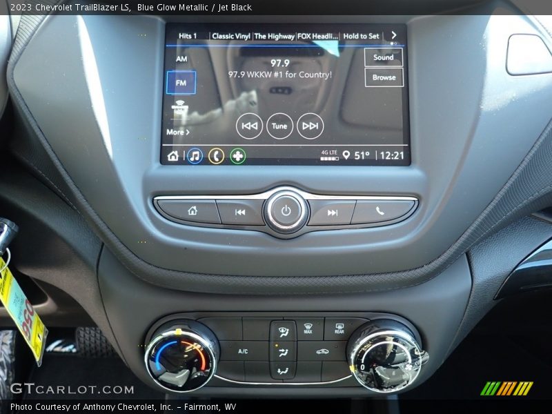 Blue Glow Metallic / Jet Black 2023 Chevrolet TrailBlazer LS