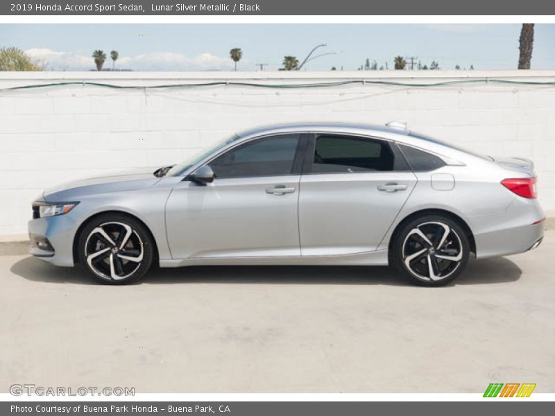 Lunar Silver Metallic / Black 2019 Honda Accord Sport Sedan