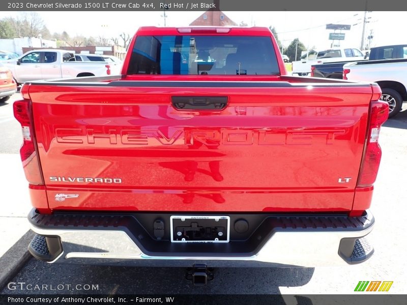 Red Hot / Jet Black 2023 Chevrolet Silverado 1500 LT Crew Cab 4x4