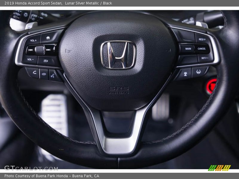 Lunar Silver Metallic / Black 2019 Honda Accord Sport Sedan