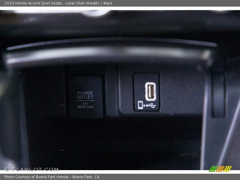 Lunar Silver Metallic / Black 2019 Honda Accord Sport Sedan