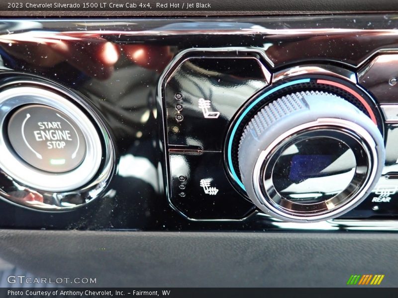 Red Hot / Jet Black 2023 Chevrolet Silverado 1500 LT Crew Cab 4x4
