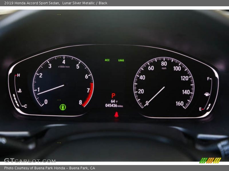 Lunar Silver Metallic / Black 2019 Honda Accord Sport Sedan