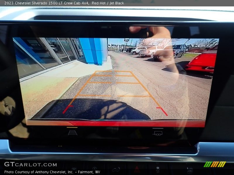 Red Hot / Jet Black 2023 Chevrolet Silverado 1500 LT Crew Cab 4x4