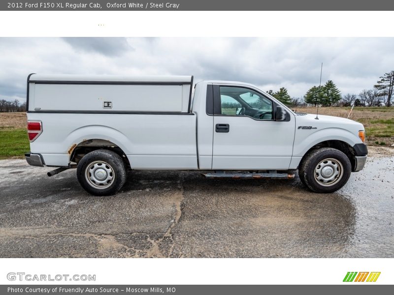 Oxford White / Steel Gray 2012 Ford F150 XL Regular Cab