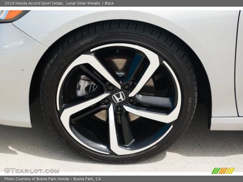 Lunar Silver Metallic / Black 2019 Honda Accord Sport Sedan