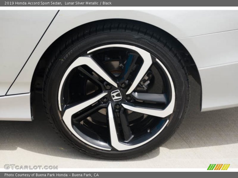 Lunar Silver Metallic / Black 2019 Honda Accord Sport Sedan