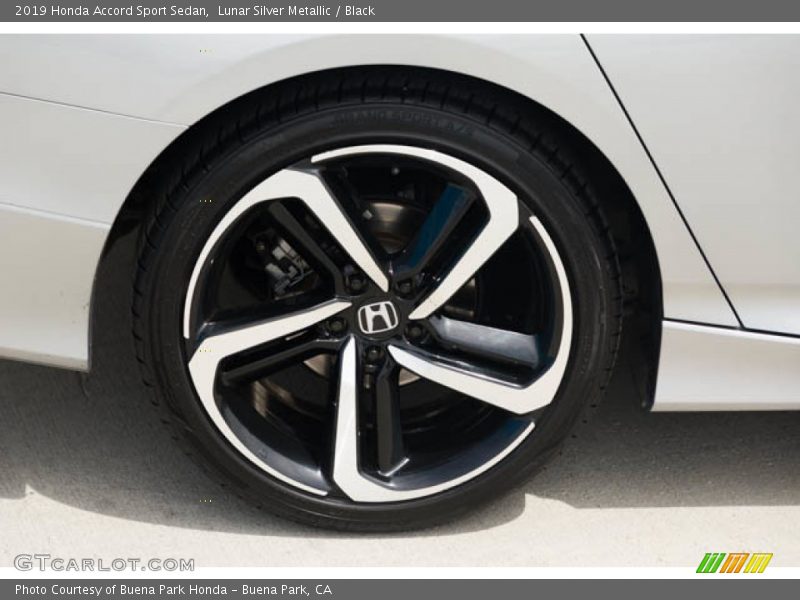 Lunar Silver Metallic / Black 2019 Honda Accord Sport Sedan