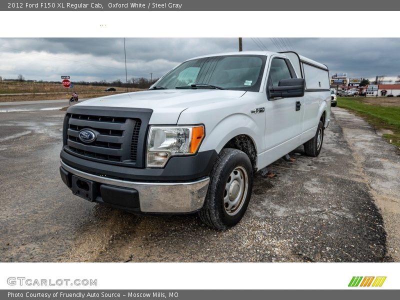Oxford White / Steel Gray 2012 Ford F150 XL Regular Cab