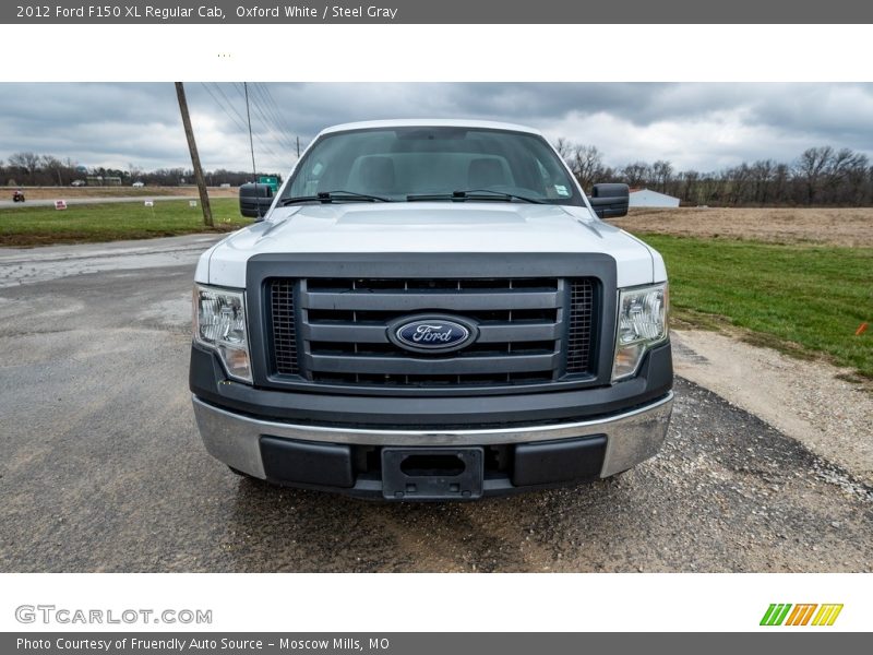 Oxford White / Steel Gray 2012 Ford F150 XL Regular Cab