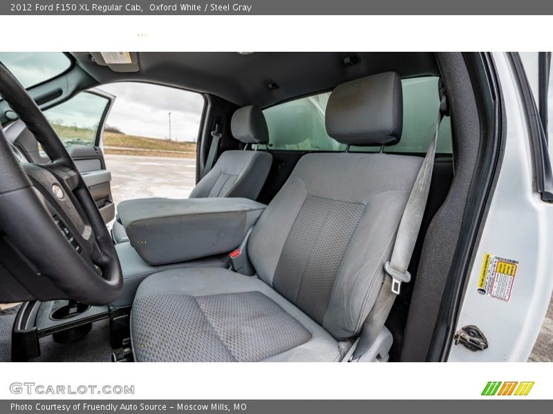Oxford White / Steel Gray 2012 Ford F150 XL Regular Cab