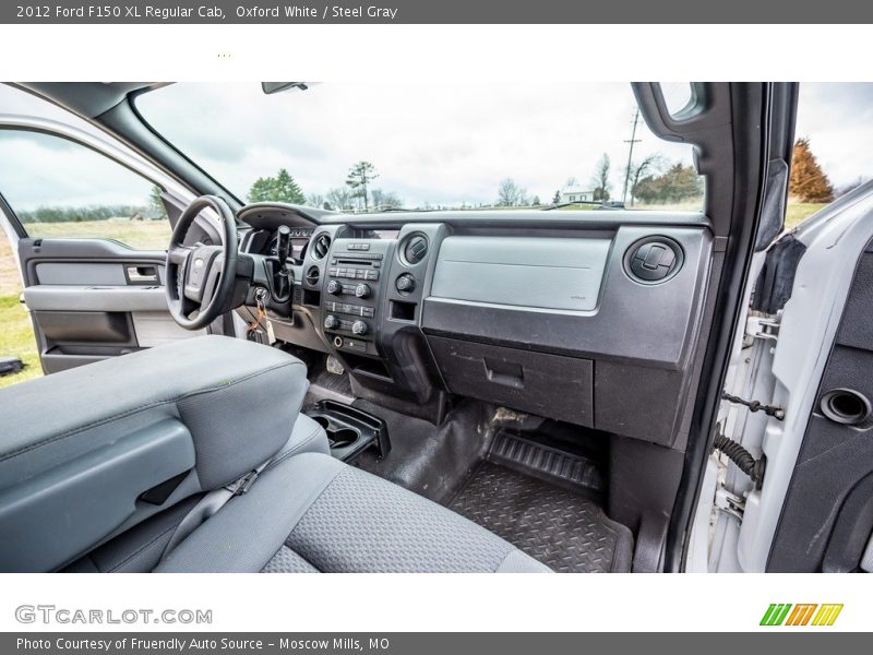 Oxford White / Steel Gray 2012 Ford F150 XL Regular Cab