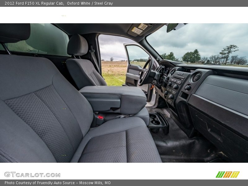 Oxford White / Steel Gray 2012 Ford F150 XL Regular Cab