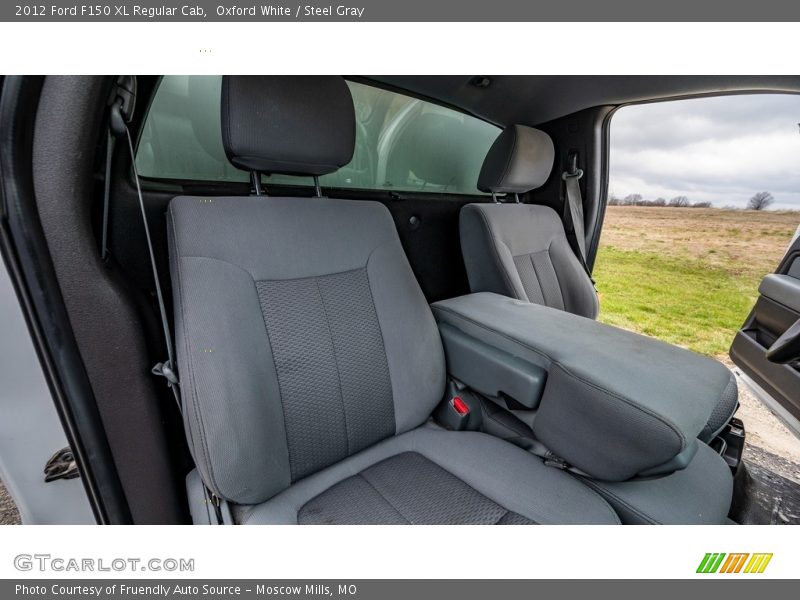 Oxford White / Steel Gray 2012 Ford F150 XL Regular Cab