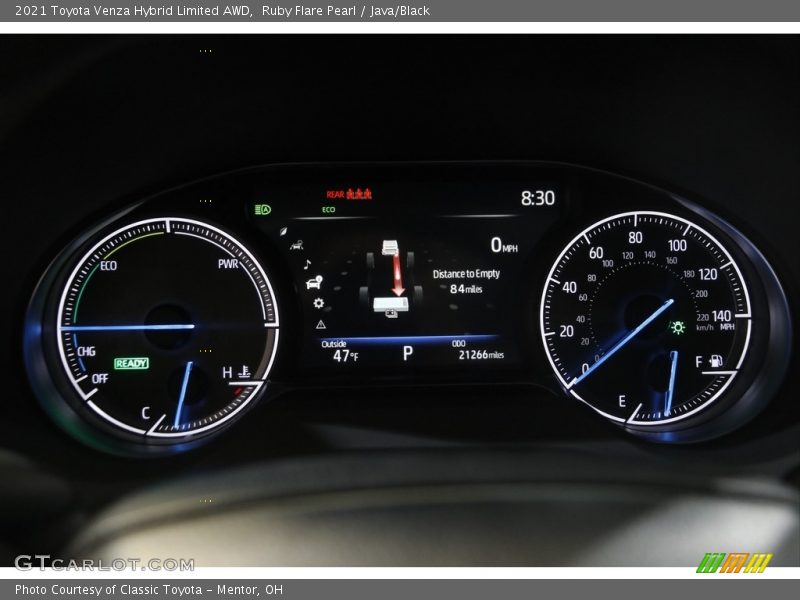  2021 Venza Hybrid Limited AWD Hybrid Limited AWD Gauges