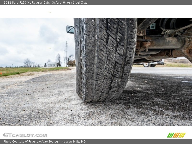 Oxford White / Steel Gray 2012 Ford F150 XL Regular Cab