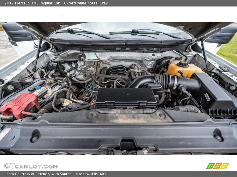 Oxford White / Steel Gray 2012 Ford F150 XL Regular Cab