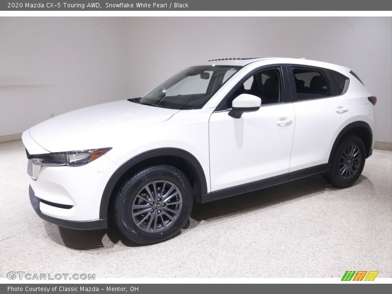 Snowflake White Pearl / Black 2020 Mazda CX-5 Touring AWD