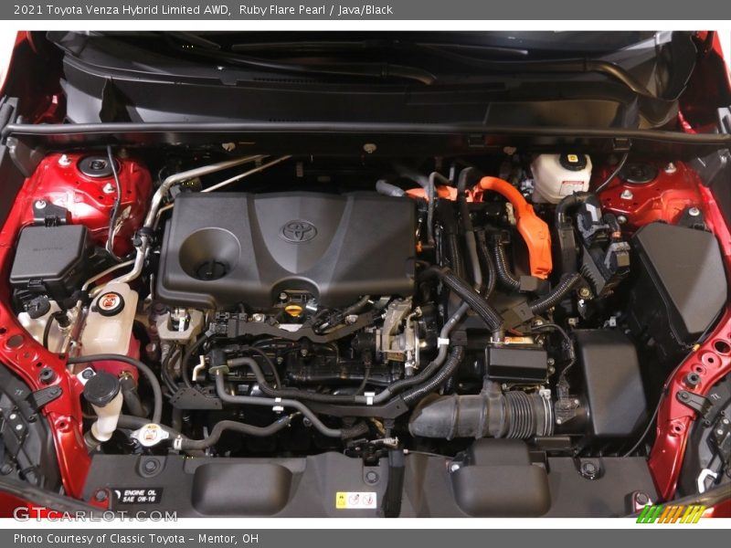  2021 Venza Hybrid Limited AWD Engine - 2.5 Liter DOHC 16-Valve VVT-i 4 Cylinder Gasoline/Electric Hybrid
