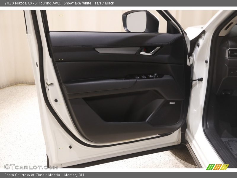 Snowflake White Pearl / Black 2020 Mazda CX-5 Touring AWD