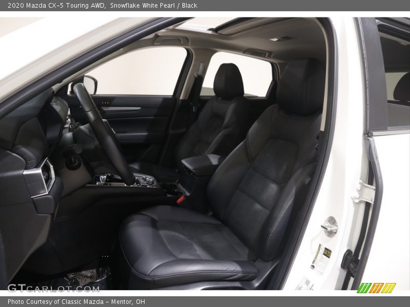 Snowflake White Pearl / Black 2020 Mazda CX-5 Touring AWD