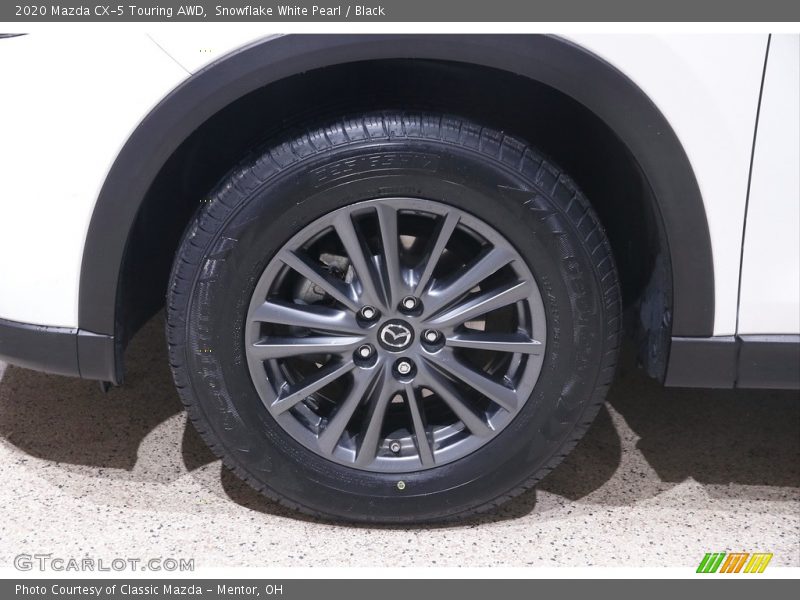 Snowflake White Pearl / Black 2020 Mazda CX-5 Touring AWD