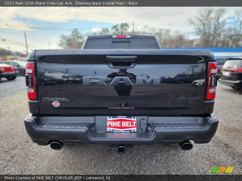 Diamond Black Crystal Pearl / Black 2023 Ram 1500 Rebel Crew Cab 4x4