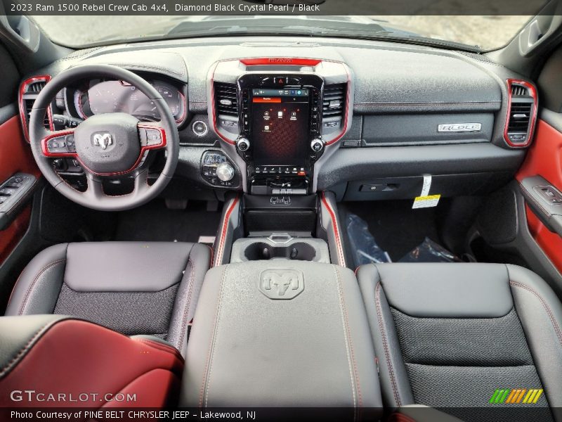 Diamond Black Crystal Pearl / Black 2023 Ram 1500 Rebel Crew Cab 4x4