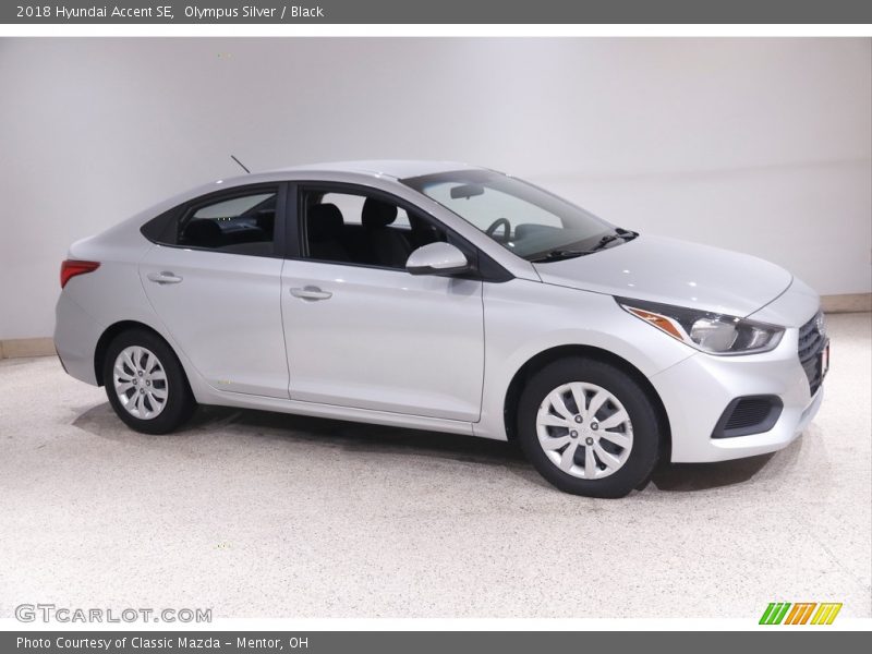 Olympus Silver / Black 2018 Hyundai Accent SE