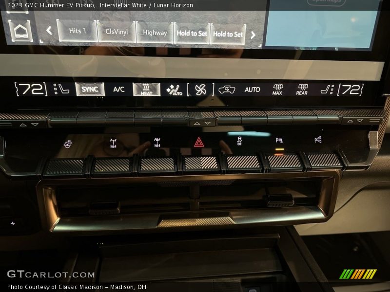 Controls of 2023 Hummer EV Pickup