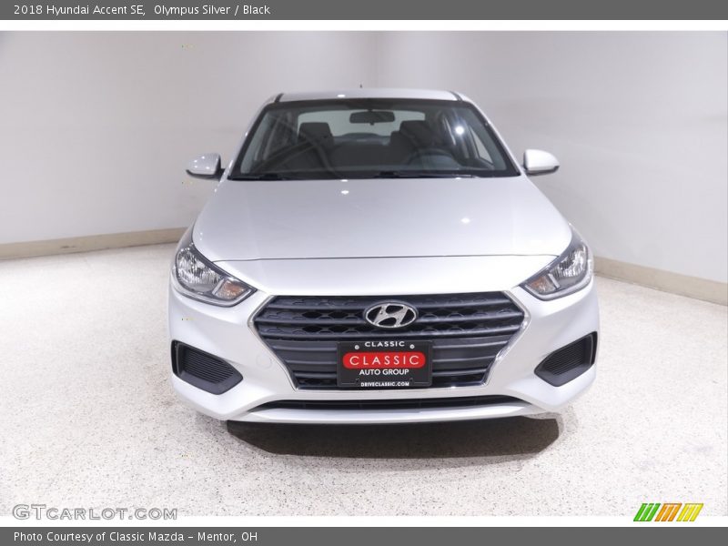 Olympus Silver / Black 2018 Hyundai Accent SE