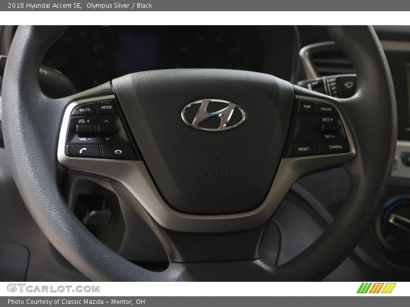 Olympus Silver / Black 2018 Hyundai Accent SE