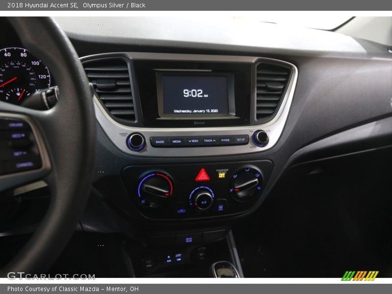 Olympus Silver / Black 2018 Hyundai Accent SE