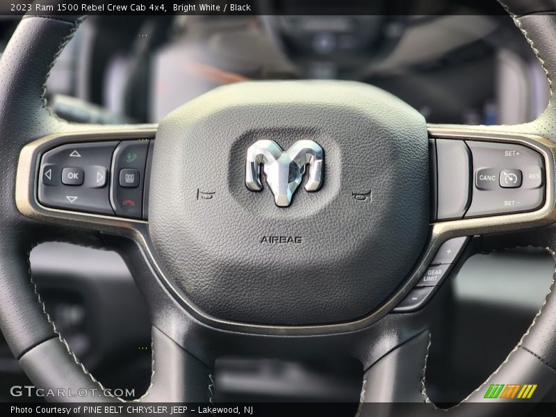  2023 1500 Rebel Crew Cab 4x4 Steering Wheel