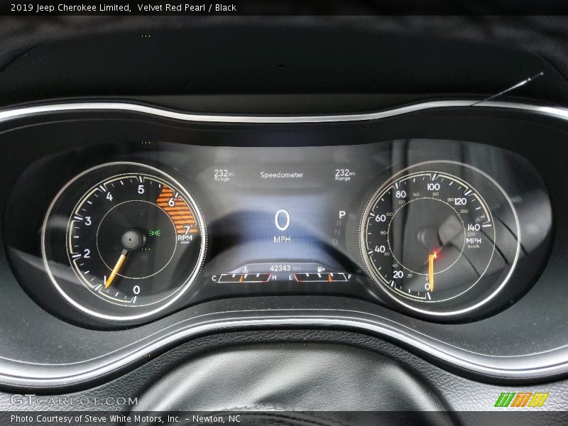  2019 Cherokee Limited Limited Gauges