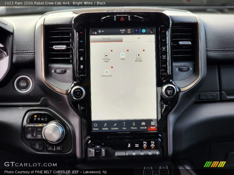 Controls of 2023 1500 Rebel Crew Cab 4x4