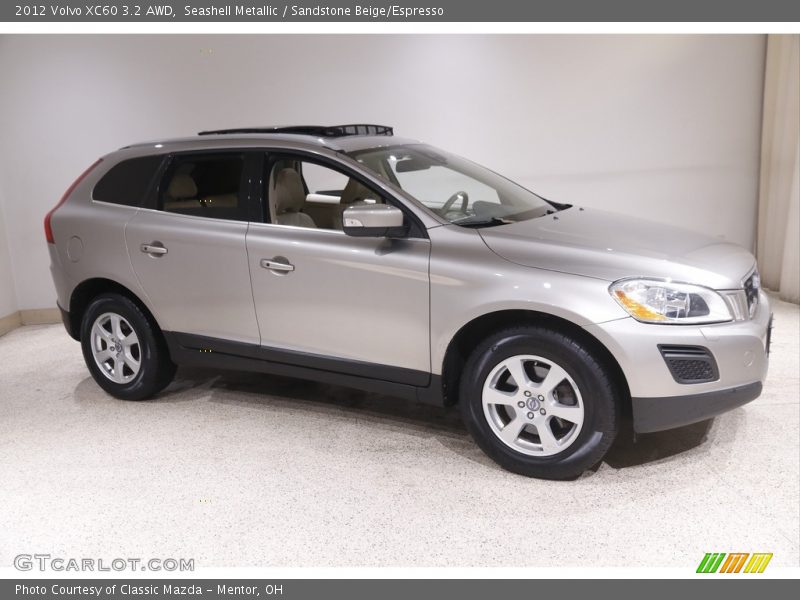 Seashell Metallic / Sandstone Beige/Espresso 2012 Volvo XC60 3.2 AWD